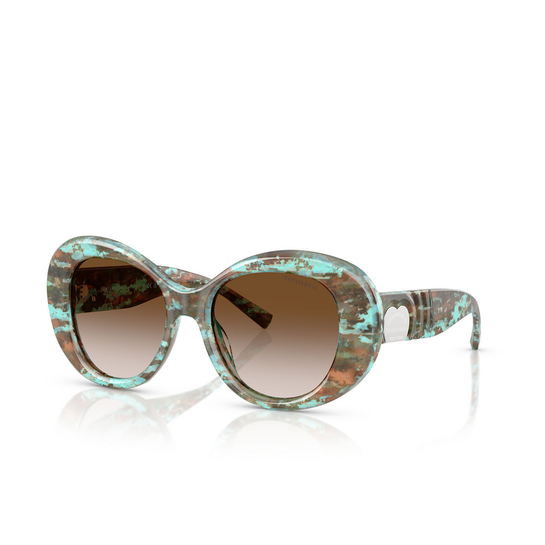 Occhiali da sole Tiffany TF4228 84223B havana tiffany blue - 2/4