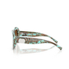 Occhiali da sole Tiffany TF4228 84223B havana tiffany blue - anteprima prodotto 3/4