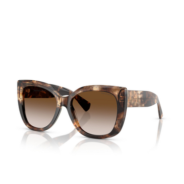Tiffany TF4229 Sunglasses 84213B spotted brown havana - three-quarters view