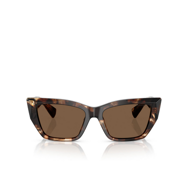 Lunettes de soleil Tiffany TF4230 84213G spotted brown havana - Vue de face