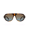 Occhiali da sole Tom Ford BLAKE-02 52F dark havana - anteprima prodotto 1/4