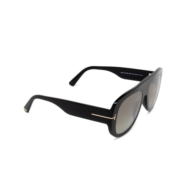 Gafas de sol Tom Ford CECIL 01G shiny black - Vista tres cuartos
