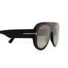 Tom Ford CECIL Sunglasses 01G shiny black - product thumbnail 3/4