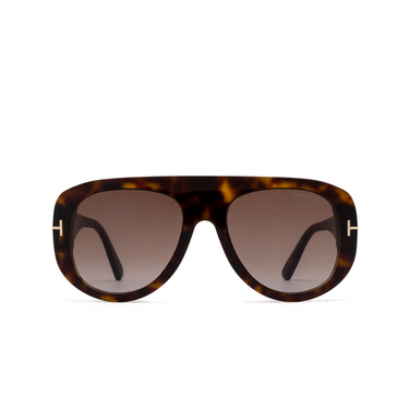 Tom Ford CECIL Sunglasses 52T dark havana - front view