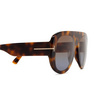 Tom Ford CECIL Sunglasses 53E blonde havana - product thumbnail 3/4