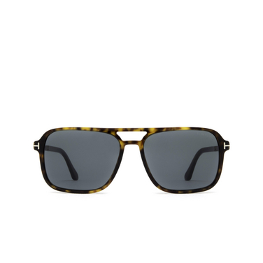 Tom Ford CROSBY Sunglasses 52V dark havana - front view