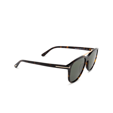 Tom Ford DAMIAN-02 Sunglasses 52N dark havana - three-quarters view