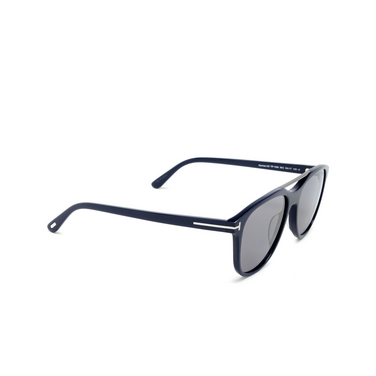 Tom Ford DAMIAN-02 Sunglasses 90C shiny blue - three-quarters view