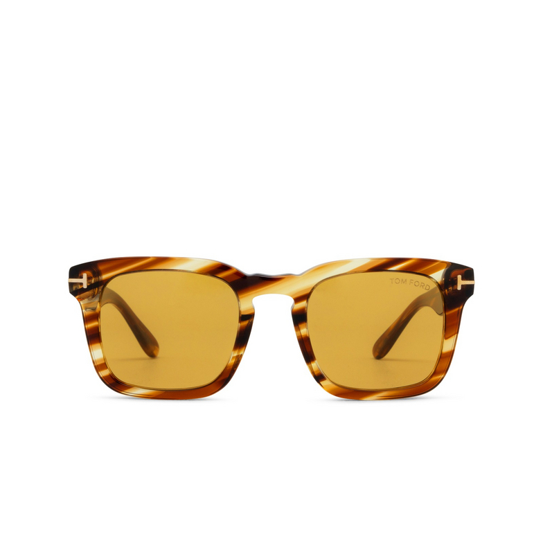 Tom Ford DAX Sunglasses 53E blonde havana - 1/4