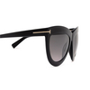 Lunettes de soleil Tom Ford DORIS 01B shiny black - Vignette du produit 3/4