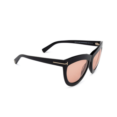 Occhiali da sole Tom Ford DORIS 01E shiny black - tre quarti