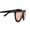 Tom Ford DORIS Sunglasses 01E shiny black - product thumbnail 3/4