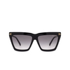 Tom Ford EDEN Sunglasses 01B shiny black - product thumbnail 1/4