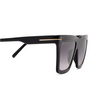 Lunettes de soleil Tom Ford EDEN 01B shiny black - Vignette du produit 3/4