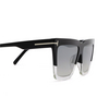 Gafas de sol Tom Ford EDEN 05C black / crystal - Miniatura del producto 3/4