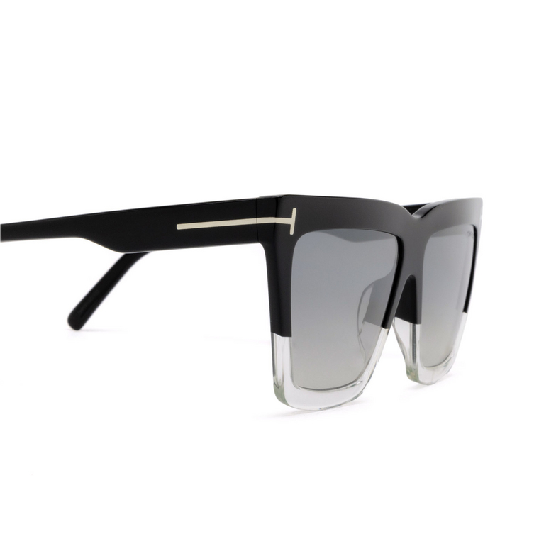 Tom Ford EDEN Sunglasses 05C black / crystal - 3/4