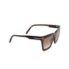 Occhiali da sole Tom Ford EDEN 52F dark havana - anteprima prodotto 2/4