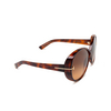 Occhiali da sole Tom Ford EDIE-02 53F blonde havana - anteprima prodotto 2/4