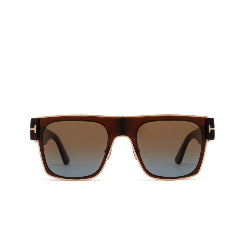 Gafas de sol Tom Ford EDWIN 48F shiny dark brown - 1/4