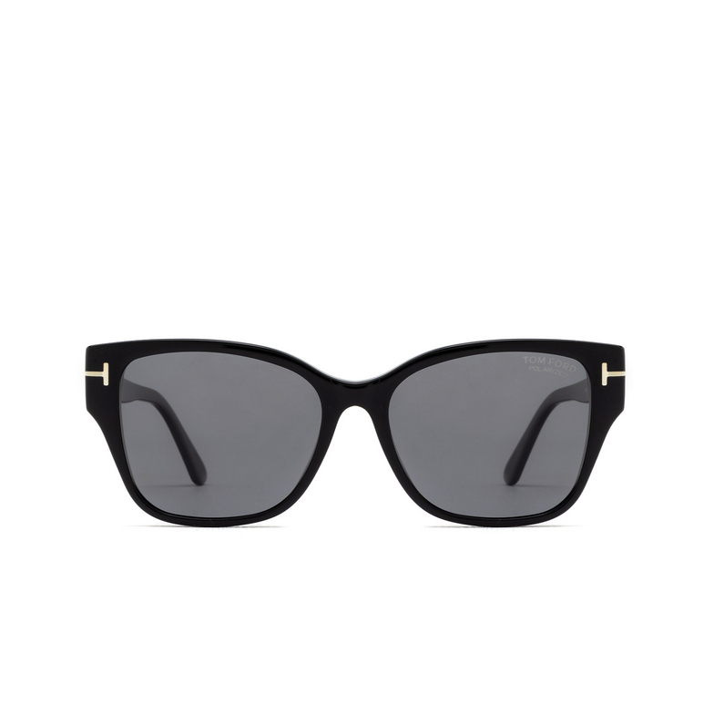 Lunettes de soleil Tom Ford ELSA 01D shiny black - 1/4