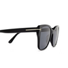 Lunettes de soleil Tom Ford ELSA 01D shiny black - Vignette du produit 3/4