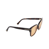 Lunettes de soleil Tom Ford ELSA 52E dark havana - Vignette du produit 2/4