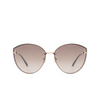 Lunettes de soleil Tom Ford EVANGELINE 28G shiny rose gold - Vignette du produit 1/4