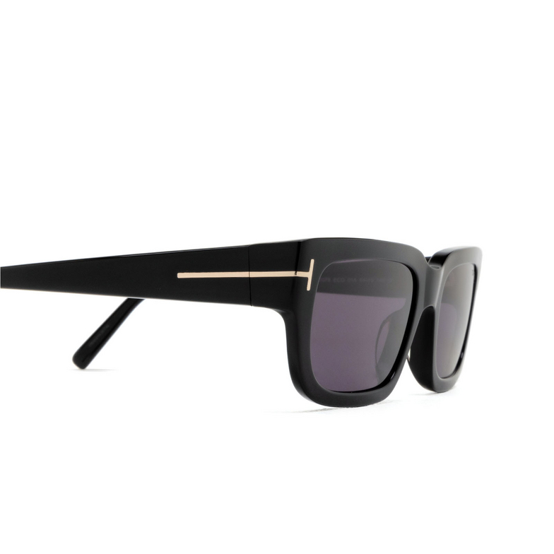 Gafas de sol Tom Ford EZRA 01A shiny black - 3/4