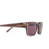 Occhiali da sole Tom Ford EZRA 45U shiny light brown - anteprima prodotto 3/4