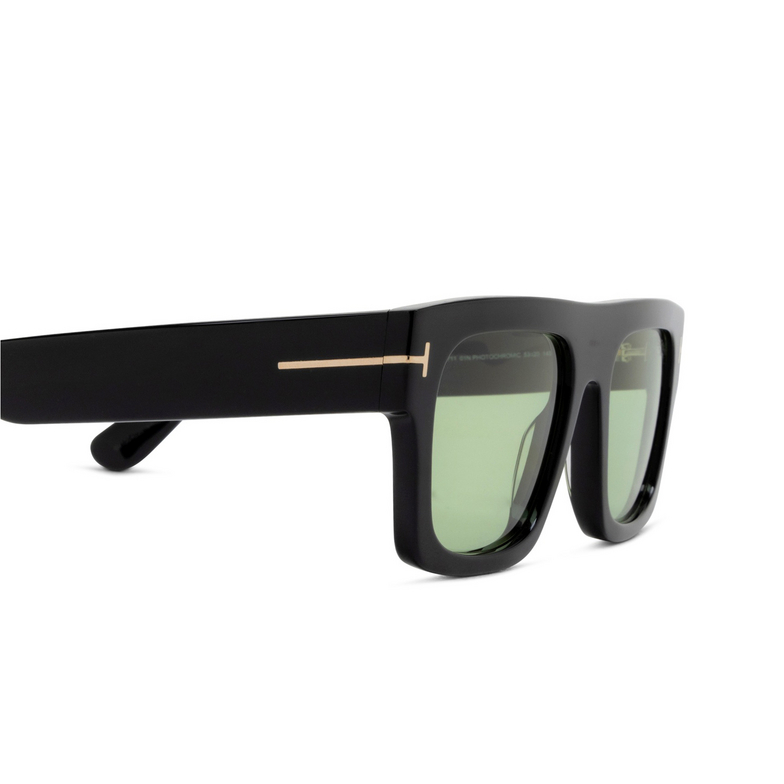 Lunettes de soleil Tom Ford FAUSTO 01N shiny black - 3/4