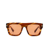 Lunettes de soleil Tom Ford FAUSTO 53E coloured havana - Vignette du produit 1/4