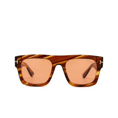 Occhiali da sole Tom Ford FAUSTO 53E coloured havana - frontale