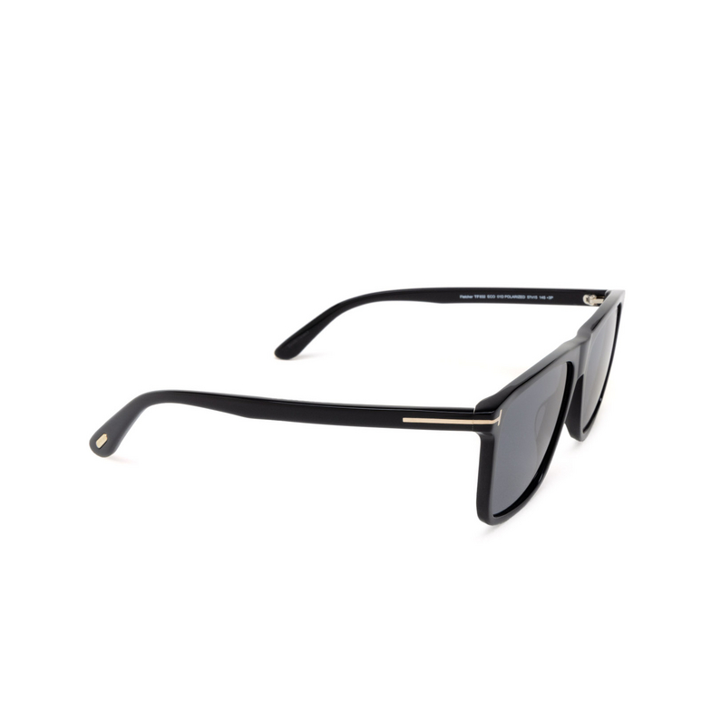 Lunettes de soleil Tom Ford FLETCHER 01D shiny black - 2/4