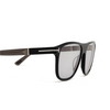 Tom Ford FRANCES Sunglasses 01A shiny black - product thumbnail 3/4