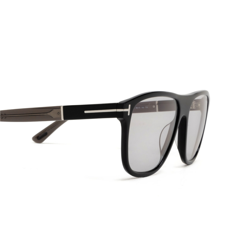 Lunettes de soleil Tom Ford FRANCES 01A shiny black - 3/4