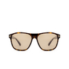 Tom Ford FRANCES Sunglasses 52E dark havana - product thumbnail 1/4