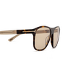 Tom Ford FRANCES Sunglasses 52E dark havana - product thumbnail 3/4