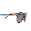 Occhiali da sole Tom Ford FRANCES 53F blonde havana - anteprima prodotto 3/4