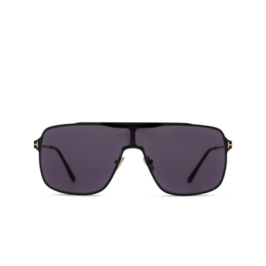 Tom Ford ZAPPA Sunglasses 01A shiny black - front view