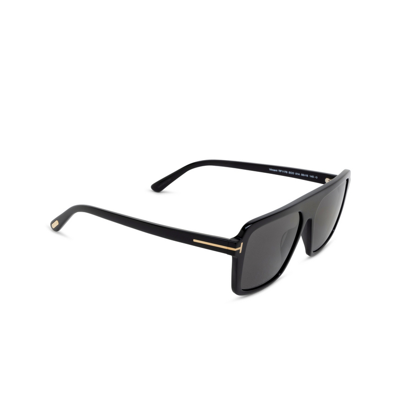 Lunettes de soleil Tom Ford FT1176 01A shiny black - 2/4