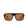 Lunettes de soleil Tom Ford FT1176 52E dark havana - Vignette du produit 1/4