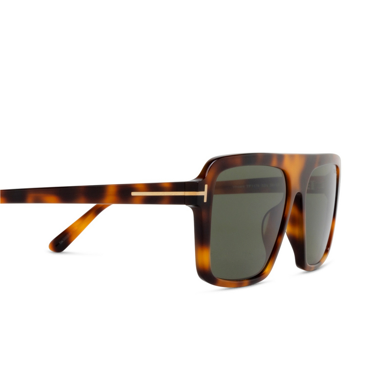 Tom Ford VINCENT Sunglasses 53N blonde havana - 3/4