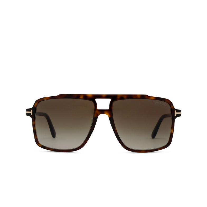 Gafas de sol Tom Ford KEMP 52B dark havana - 1/4