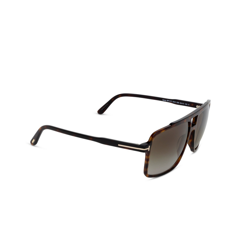 Gafas de sol Tom Ford KEMP 52B dark havana - 2/4