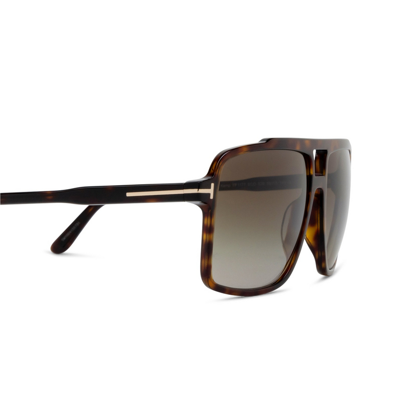 Gafas de sol Tom Ford KEMP 52B dark havana - 3/4