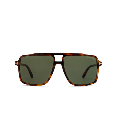 Lunettes de soleil Tom Ford KEMP 53N blonde havana - Vue de face