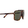 Lunettes de soleil Tom Ford KEMP 53N blonde havana - Vignette du produit 3/4