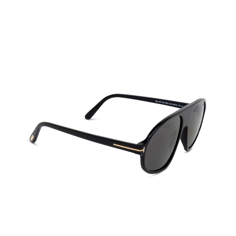 Tom Ford FT1178 Sunglasses 01A shiny black - 2/4