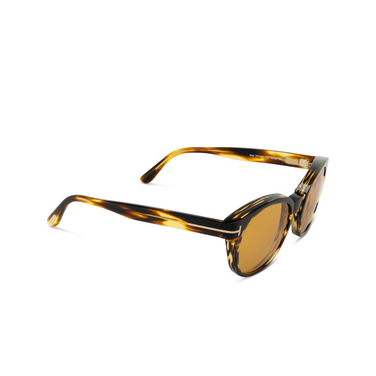 Gafas de sol Tom Ford MERT 52E dark havana - Vista tres cuartos