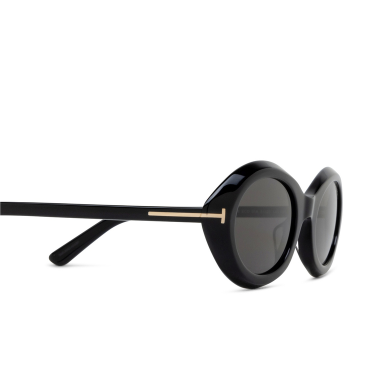 Gafas de sol Tom Ford CARMEN 01A shiny black - 3/4